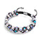 Licorne Chrome x Guimauve | Bracelet Double Verre Pailleté